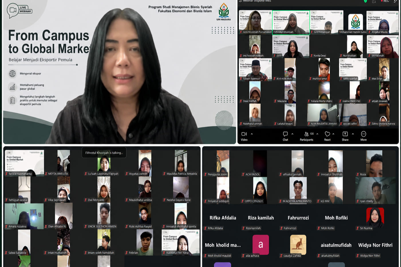 Bekali Wawasan Bisnis Internasional, Prodi MBS Gelar Webinar “From Campus to Global Market: Belajar Menjadi Eksportir Pemula”